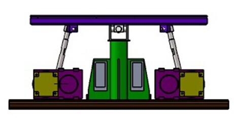 三自由度平臺(tái),三自由度賽車飛艇平臺(tái)，研究運(yùn)動(dòng)平臺(tái)